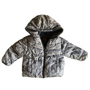 Grey Dinosaur Swiss Tech 18M Toddler Coat
